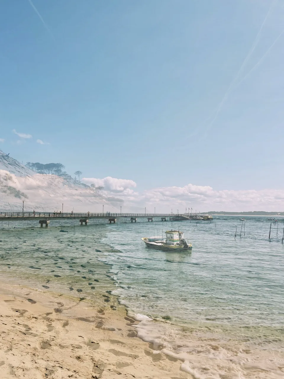 Bélisaire, double exposure by Capucine Frecciani, Bassin d'Arcachon series