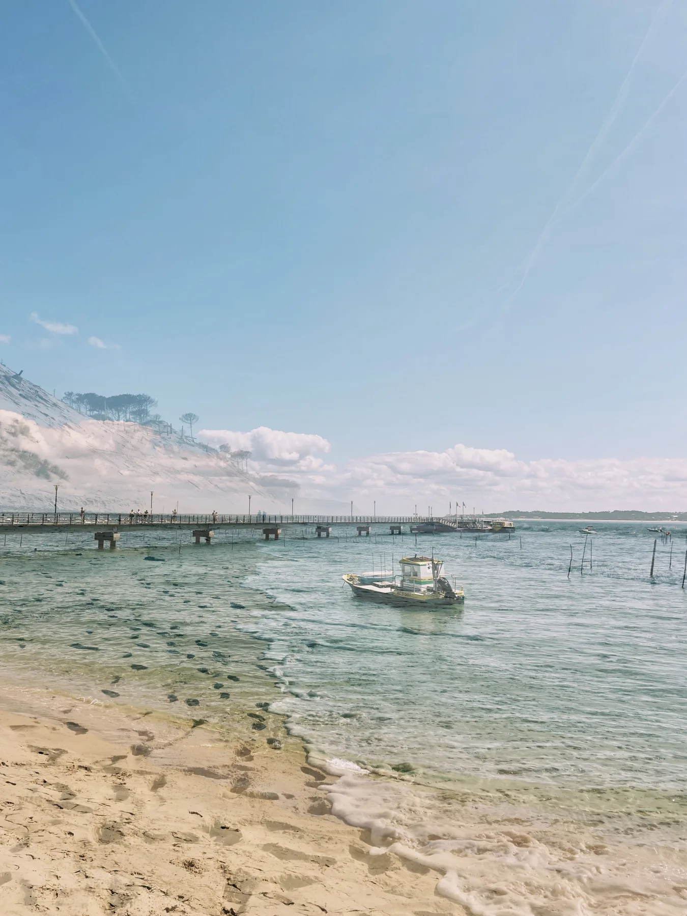 Bélisaire, double exposure by Capucine Frecciani, Bassin d'Arcachon series