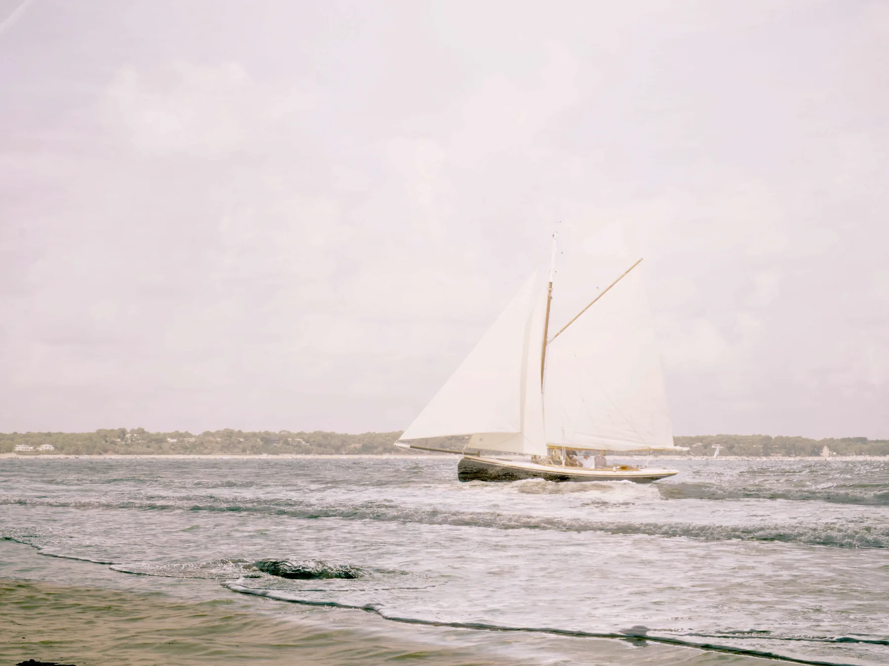 Rivage, double exposure by Capucine Frecciani, Bassin d'Arcachon series