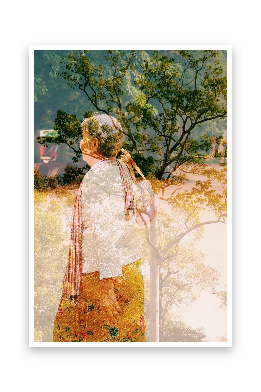 La promeneuse, the paper print