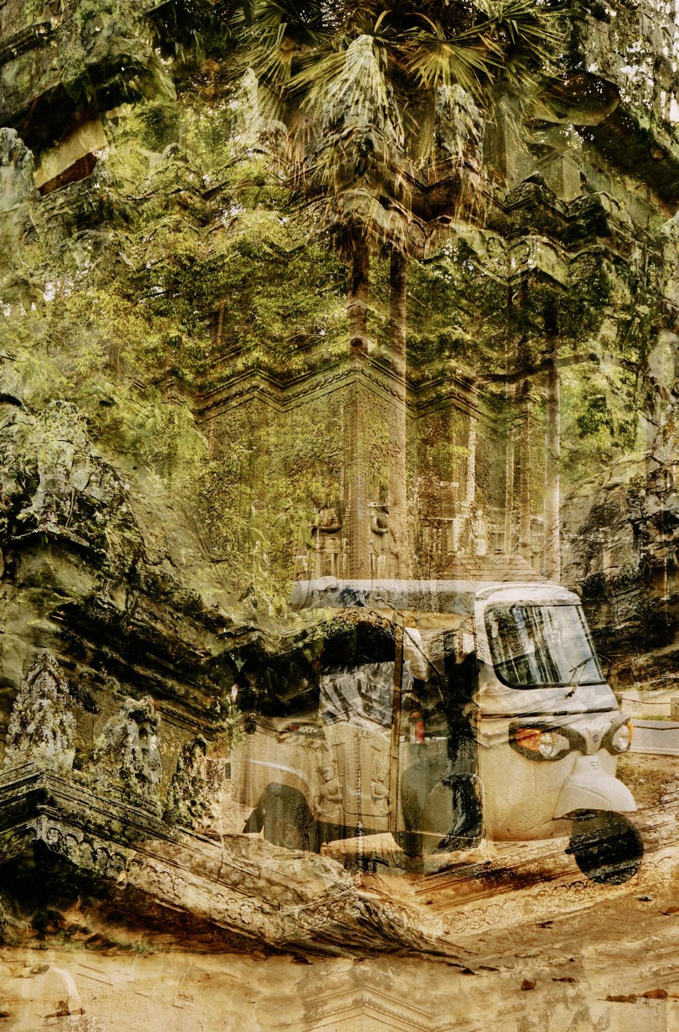Double exposition — photographie d'art de Capucine Frecciani