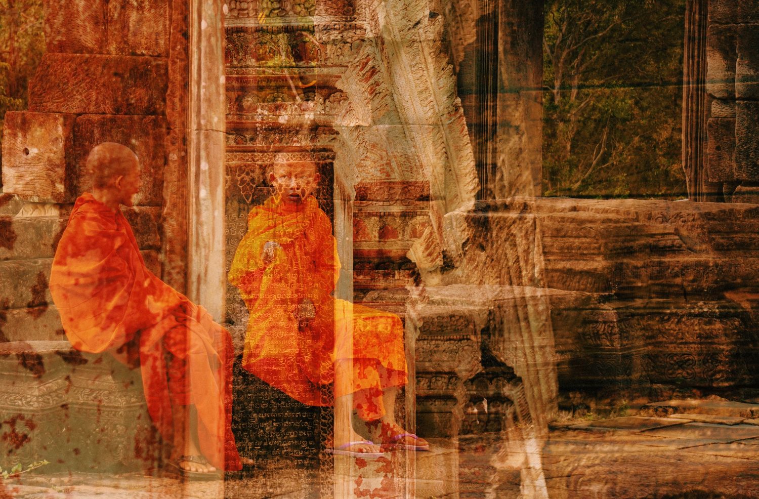 Double exposition — photographie d'art de Capucine Frecciani