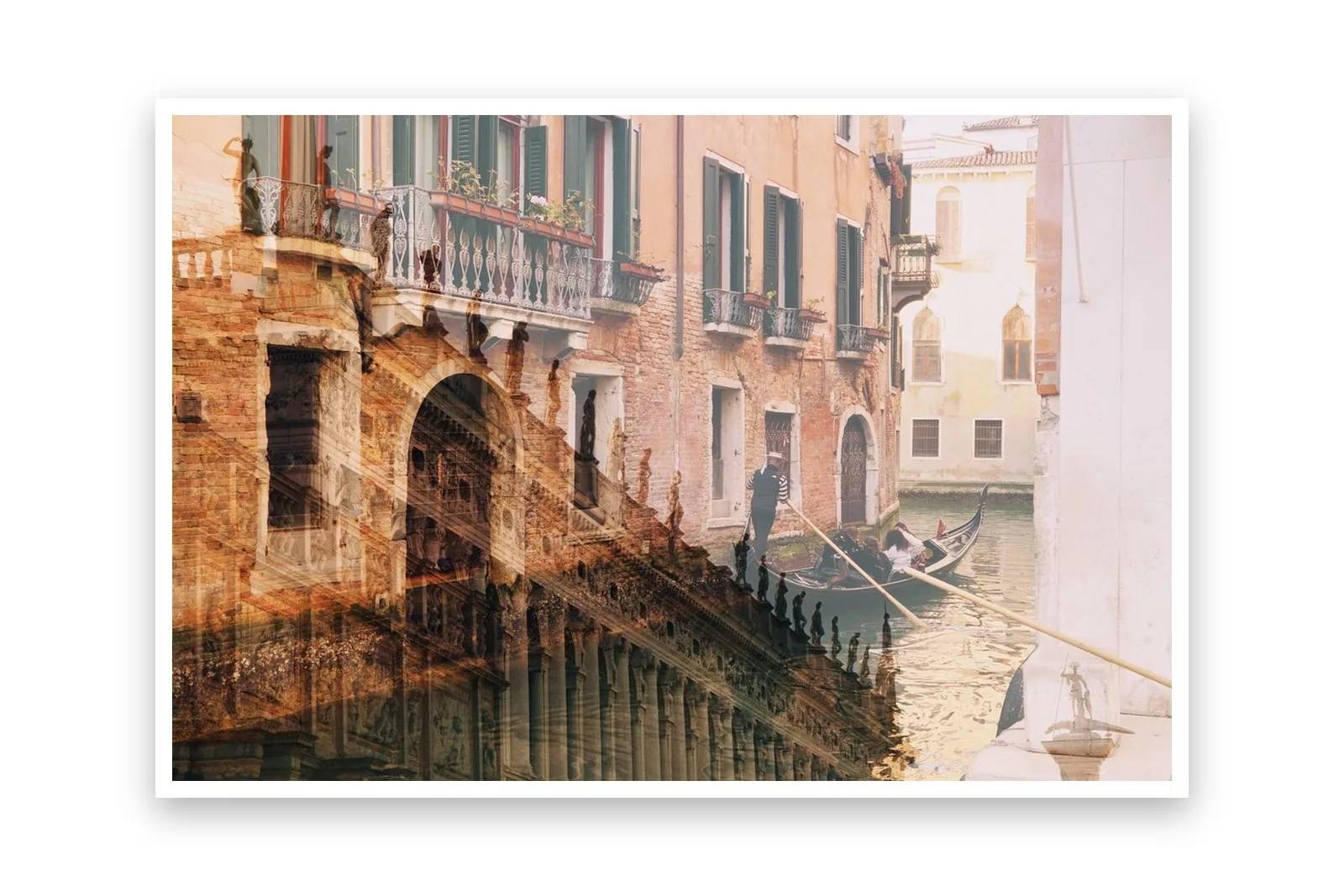 Le gondolier, the paper print